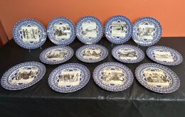1. Thirteen (13) Royal Doulton Gibson Girl Plates