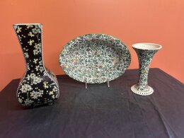52. Royal Doulton -matching Bowl And Vase And One Additional Vase