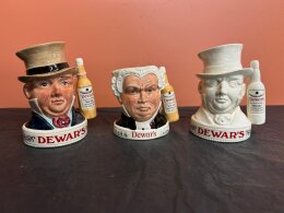 79. Three (3) Royal Doulton Liquor Containers - Dewars