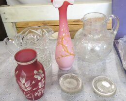 224. Lot With Victorian Vases